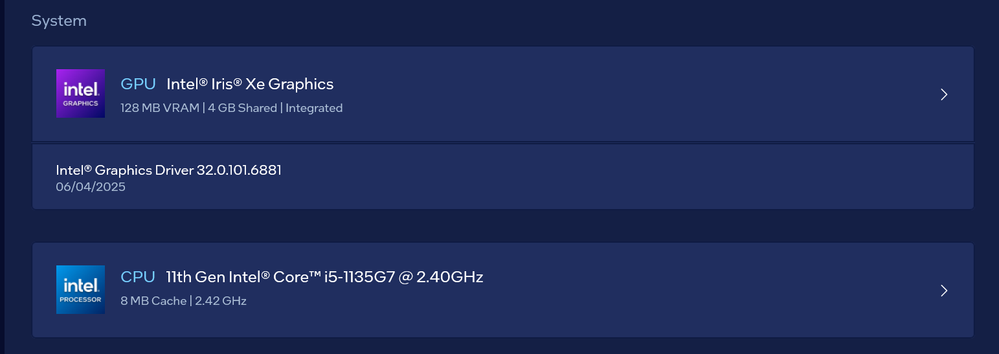 This is Old Graphics Driver